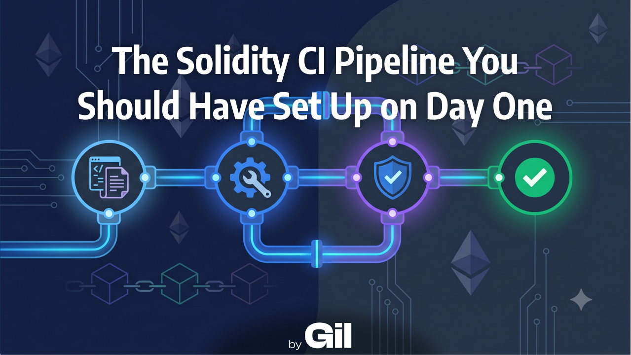 The Solidity CI Pipeline You Should Have Set Up on Day One